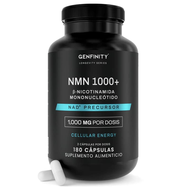 NMN 1000+ Ultra Pure | 1,000 mg por dosis | 180 Cápsulas | 90 días de uso | Alta Absorción